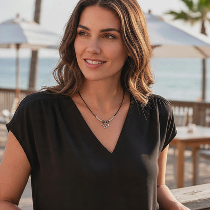Mini Manta Ray Choker Necklace – "Big Ray" – Sterling Silver