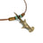 Ocean Theme Shoreline Solid Bronze Realistic Sea Life Hammerhead Shark Pendant Necklace - Big Blue