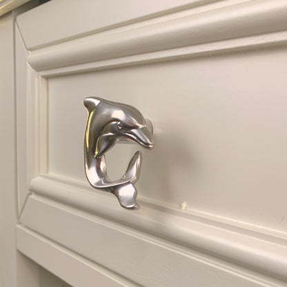 Ocean Theme Drawer Pulls - Dolphin Drawer Pulls and Knobs |Coastal Drawer Pulls and | Nautical Drawer Pulls | Sea Life Cabinet Knobs - Big Blue