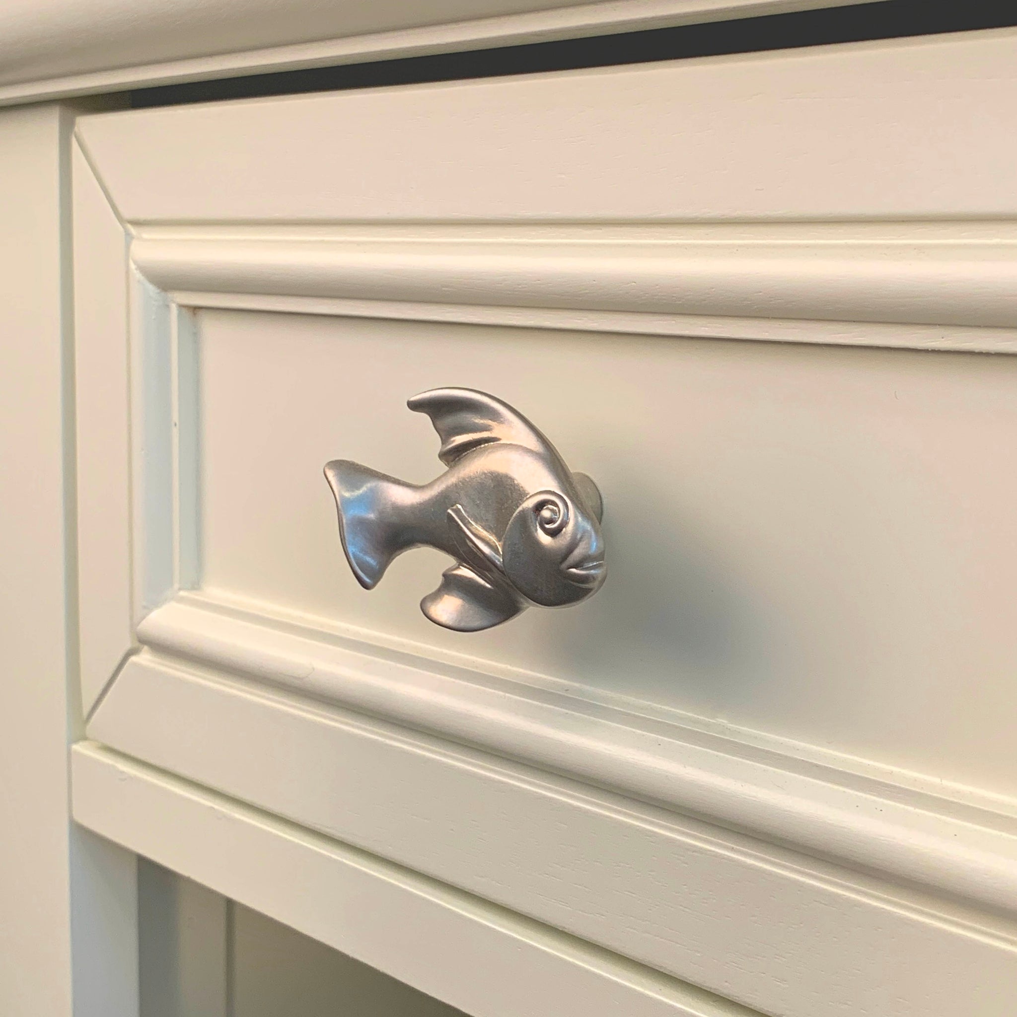 Fish Drawer Pull and Knobs- Fish Handles, Ocean Theme Drawer Pulls
