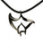 Hematite "Big Ray" Manta Ray Ocean Theme Sea Life Pewter Pendant Necklace Hematite Finish - Big Blue