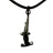 Hammerhead Shark Pendant Ocean Theme Sea Life Pewter Pendant Hematite Finish - Big Blue