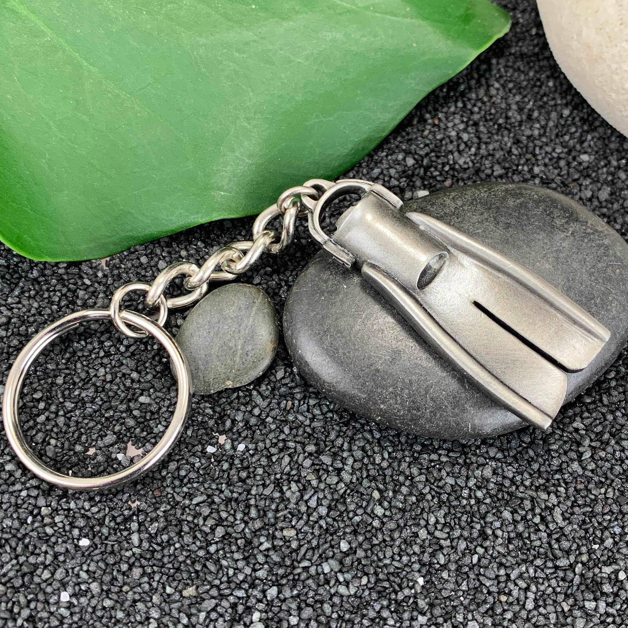 Dive Fin Keychain for Men and Women Scuba Keychain, Dive Flipper Key