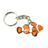 Realistic Ocean Theme Sea Life Clown Fish Quality Key Chain - Big Blue