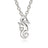 Seahorse Necklaces for Women Sterling Silver- Seahorse Jewelry for Women, Seahorse Gifts for Women, Seahorse Charm, Miniature Seahorse Necklace - Big Blue