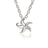 Ocean Theme Miniature "Starry"  Sea Life Starfish Pendant with a Sterling Chain - Big Blue