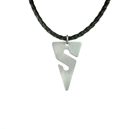 Cave Diving Pewter Pendant Necklace- Line Arrow Charm | Cave Diver Line Marker For Men and Women | Gifts For Divers - Big Blue