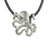 Octopus Necklace Pewter Pendant- Octopus Gift for Women and Men | Octopus Necklace | Ocean Theme Gifts for Octopus Lovers | Sea Life Jewelry for Divers | Octopus Charm - Big Blue