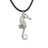 Sea Horse Necklace Pewter Pendant- Seahorse Gift for Women and Men | Seahorse Necklace | Ocean Theme Gifts for Seahorse Lovers | Sea Life Jewelry | Realistic Seahorse Charm - Big Blue