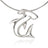 Hammerhead Shark Sterling Silver Pendant Necklace- Ocean Theme Jewelry,  Gifts for Shark Lovers, Modern Shark Pendant, Gifts For Scuba Divers - Big Blue
