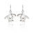 Sea Turtle Earrings Sterling Silver-  Turtle Gifts for Women, Honu Turtle Drop Earrings Ocean Theme Gifts for Turtle Lovers, Sea Life Jewelry - Big Blue
