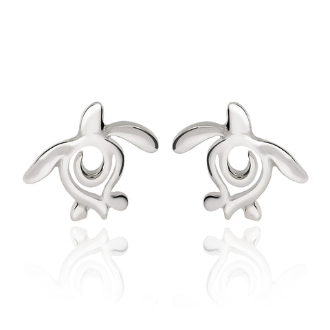 Sea Turtle Earrings Sterling Silver- Turtle Gifts for Women, Honu Turt ...