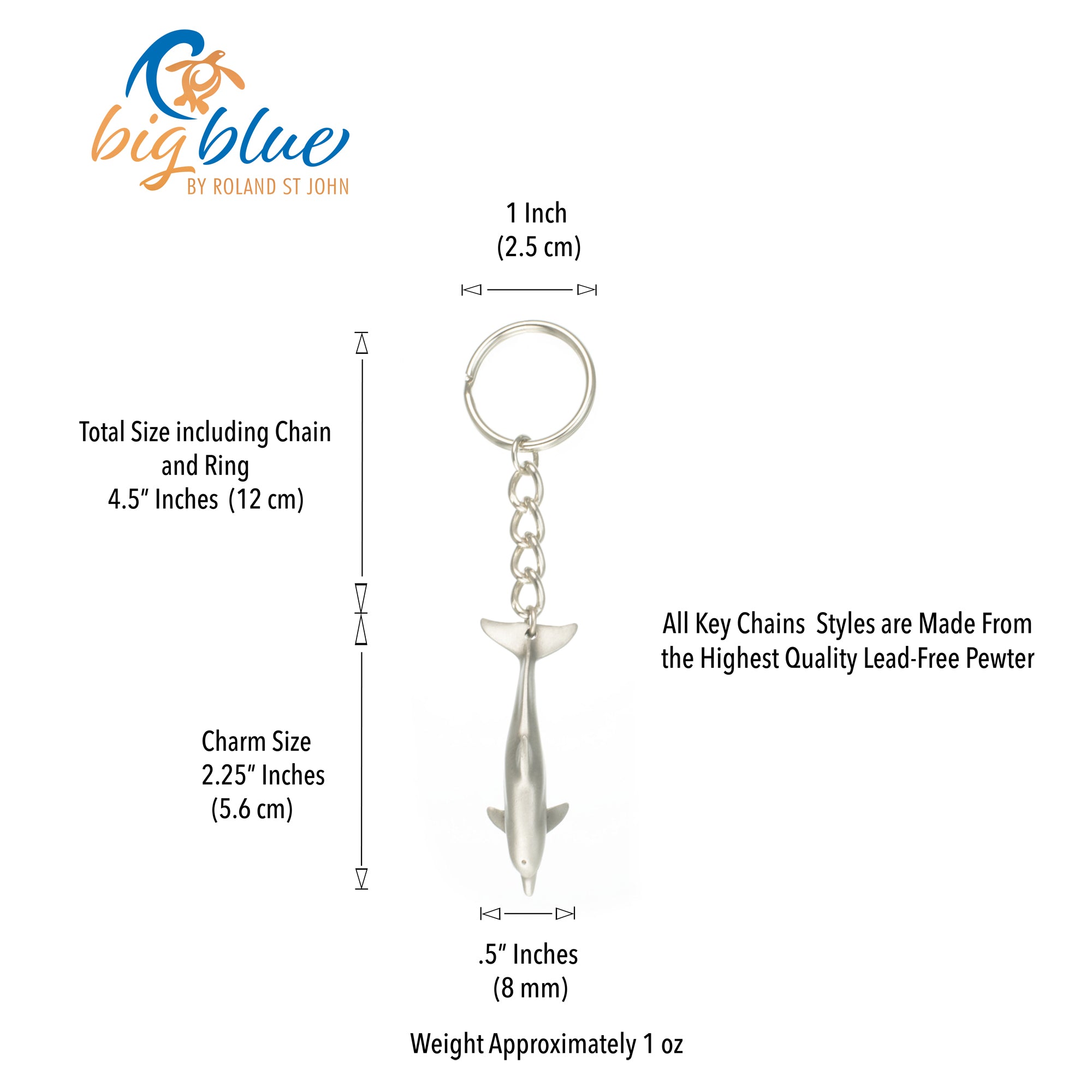 Dolphin Keychain for Women and Men- Dolphin Gifts for Women