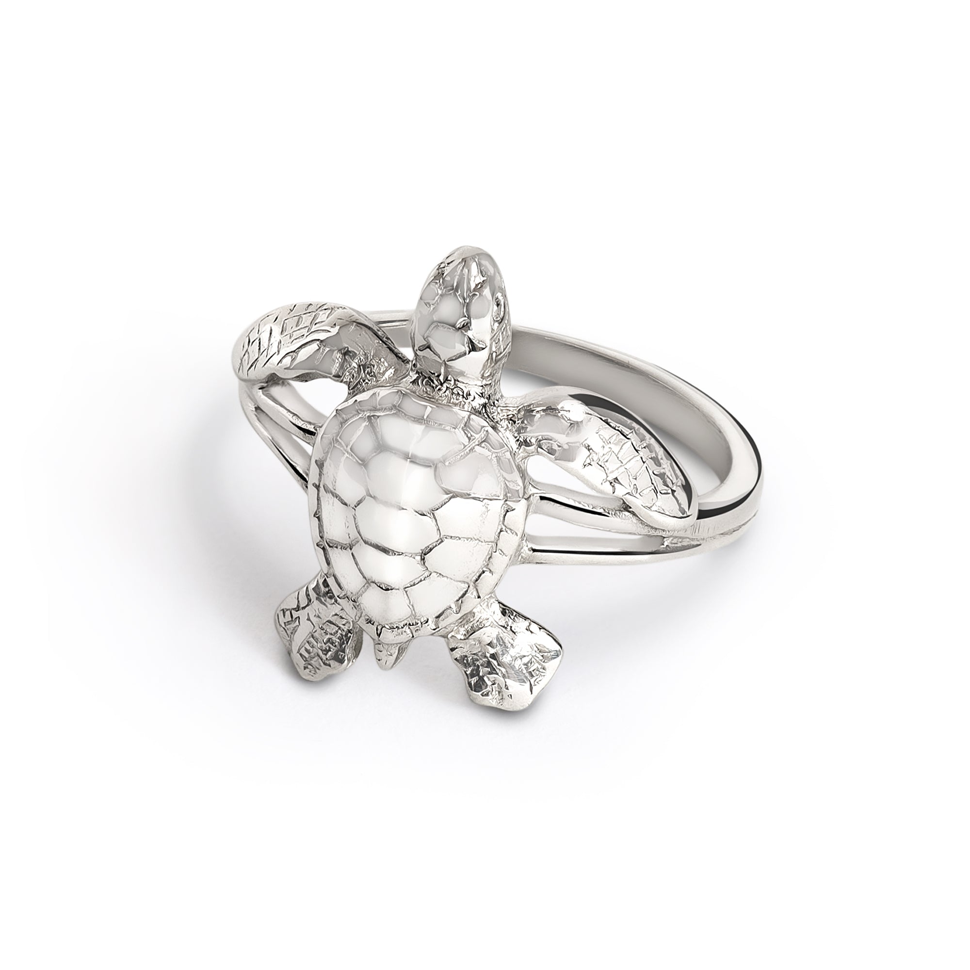 Turtle Ring, Sterling Silver Turtle Ring- Baby Hatchling Sterling Silv ...