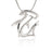 Shark Necklace for Men and Women-Sterling Silver Shark Pendant for Men | Shark Charm 925| Shark Jewelry for Women | Gifts for Shark Lovers | Sea Life - Big Blue