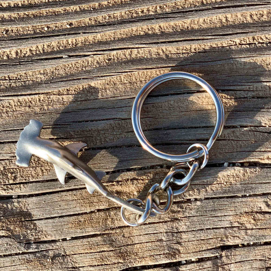 Hammerhead Shark Keychain for Men and Women- Hammerhead Shark Charm | Gifts for Shark Lovers  Realistic Shark Key Fob | Sea Life Keychain  Scuba Gifts - Big Blue