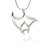 Stingray Necklace for Women Sterling Silver- Manta Ray Necklace for Women | Sterling Silver Stingray Necklace | Stingray Jewelry | Manta Ray Pendant - Big Blue