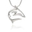 Shark Necklace for Men and Women-Sterling Silver Shark Pendant | Shark Charm 925| Shark Jewelry For Women | Gifts for Shark Lovers | Sea Life Jewelry - Big Blue